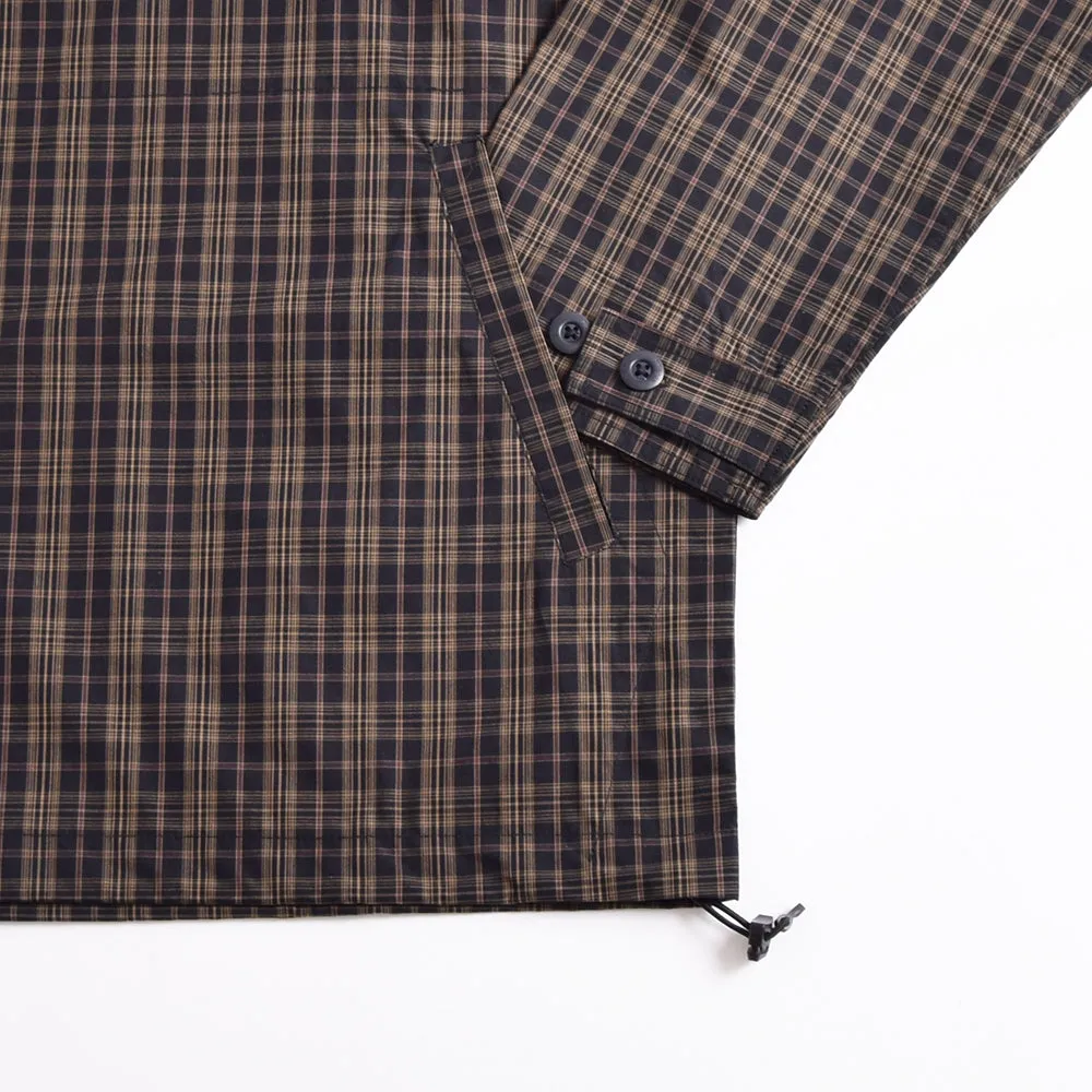 Dublinware Chestnut & Navy Check Smock