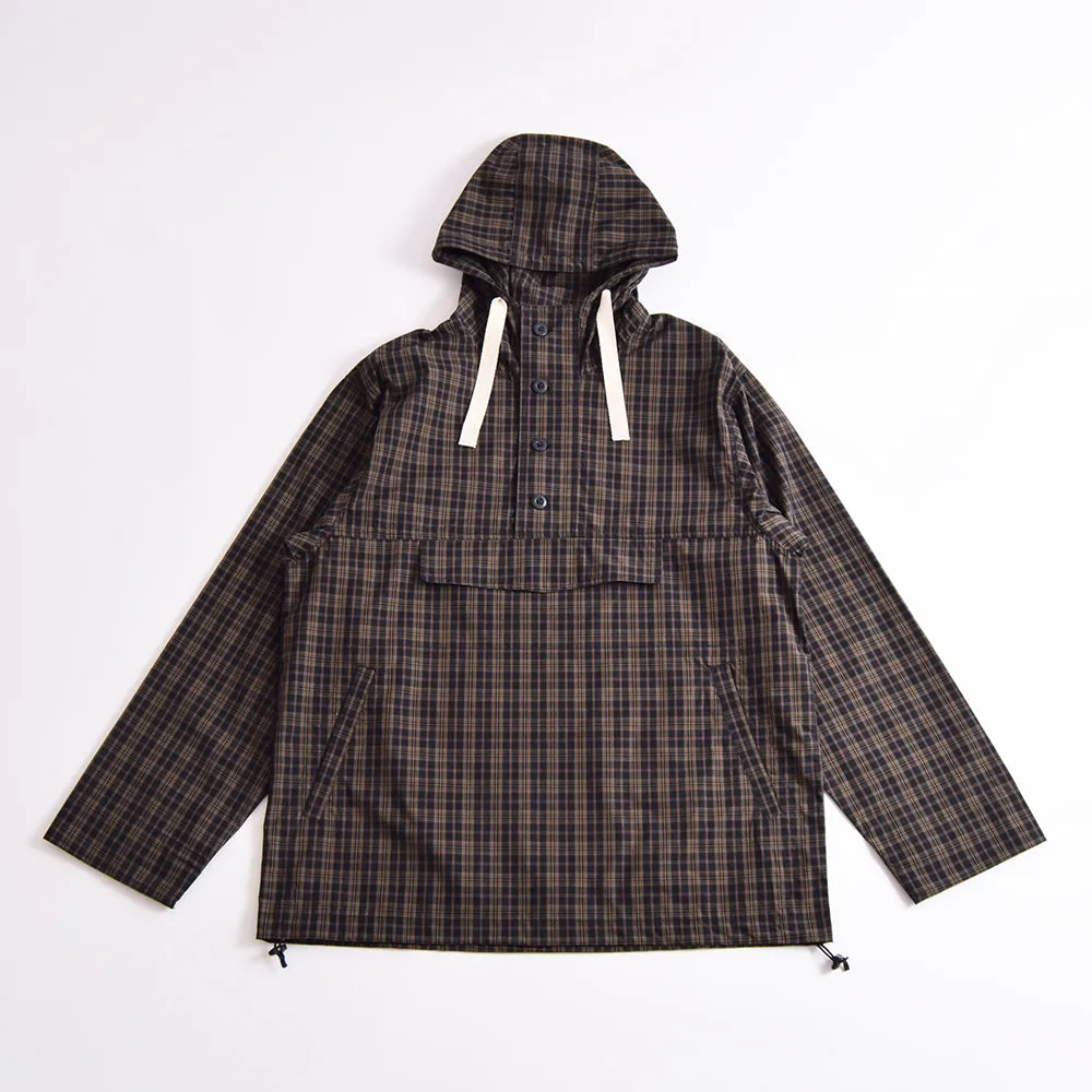 Dublinware Chestnut & Navy Check Smock