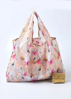 Durable foldable shopping bag, natural