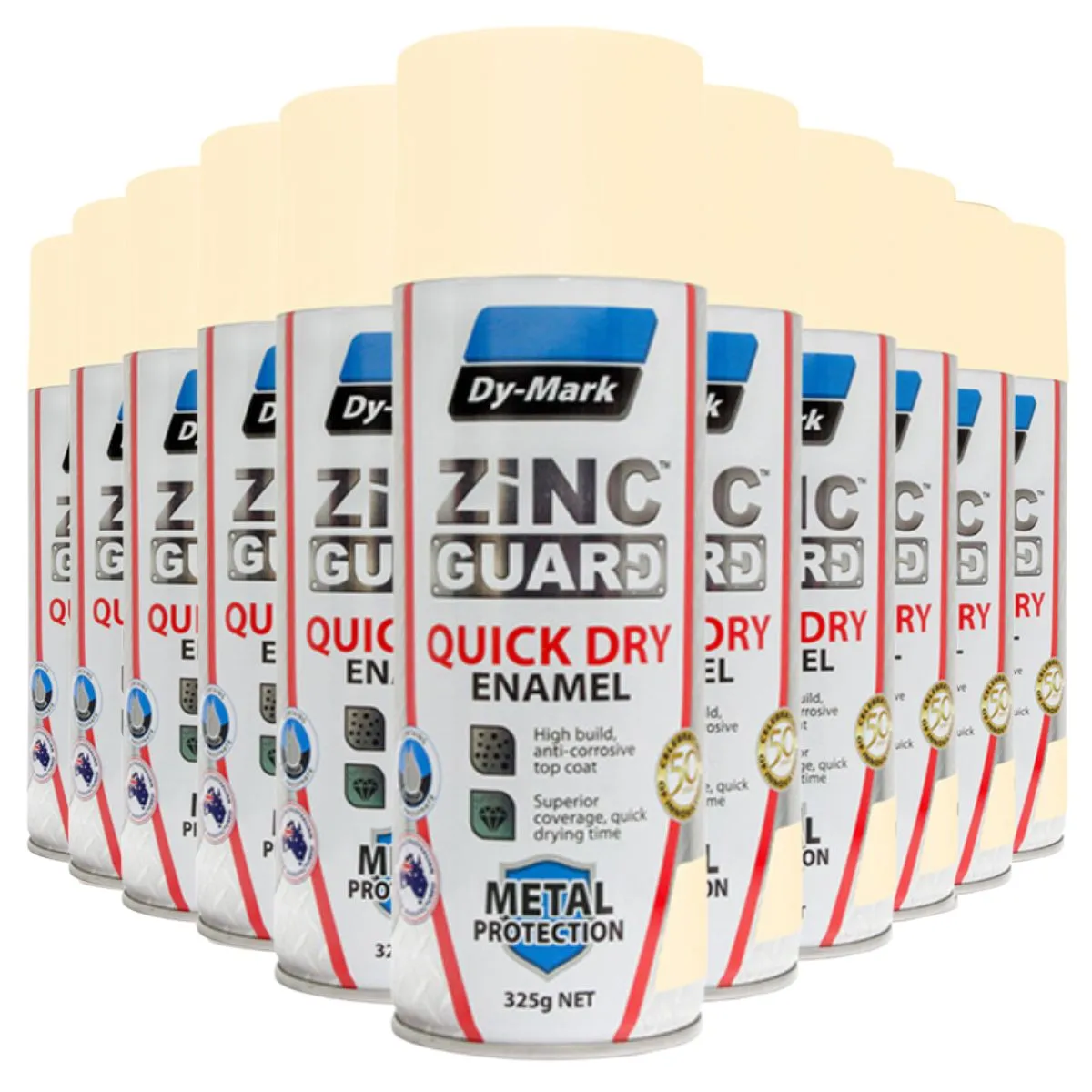 Dy-Mark Zinc Guard QD Primrose Gloss Enamel 325g (12 Cans)