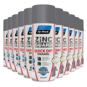 Dy-Mark Zinc Guard Quick Dry 325g | 12 Cans gloss pewter