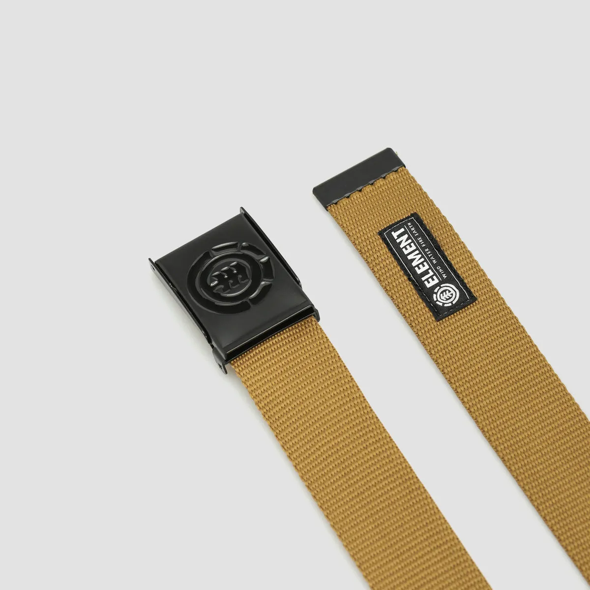 Element Beyond Web Belt Dull Gold