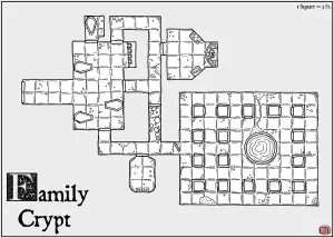Family Crypt Fantasy Map