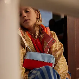 FANNY PACK SMALL - ZISSOU BLUE & RED