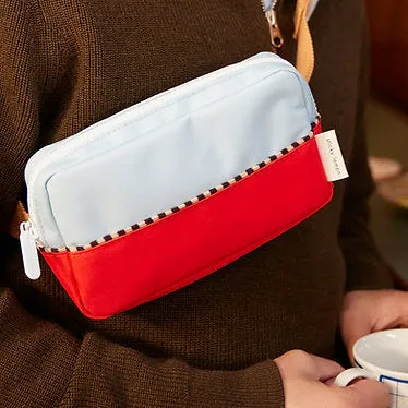 FANNY PACK SMALL - ZISSOU BLUE & RED