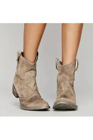 Fate - Vintage Cowboy Ankle Boots