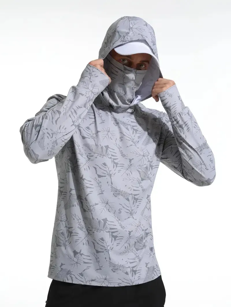 Fishing Hoodie Shirt for Men – UV Protection & Quick Dry