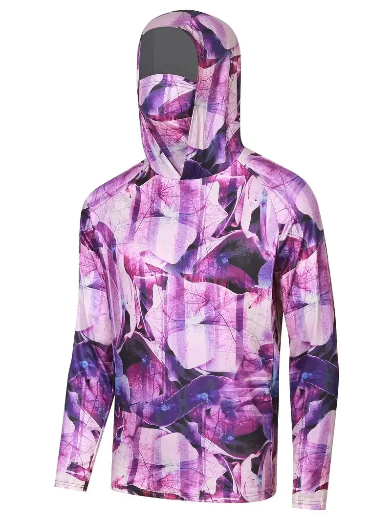 Fishing Hoodie Shirt for Men – UV Protection & Quick Dry