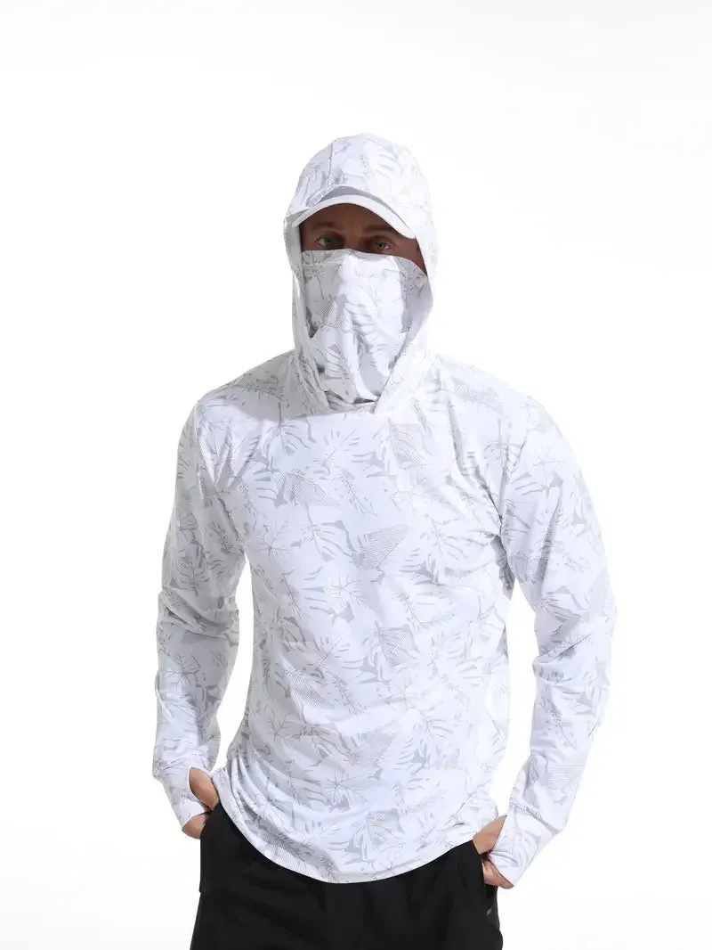 Fishing Hoodie Shirt for Men – UV Protection & Quick Dry