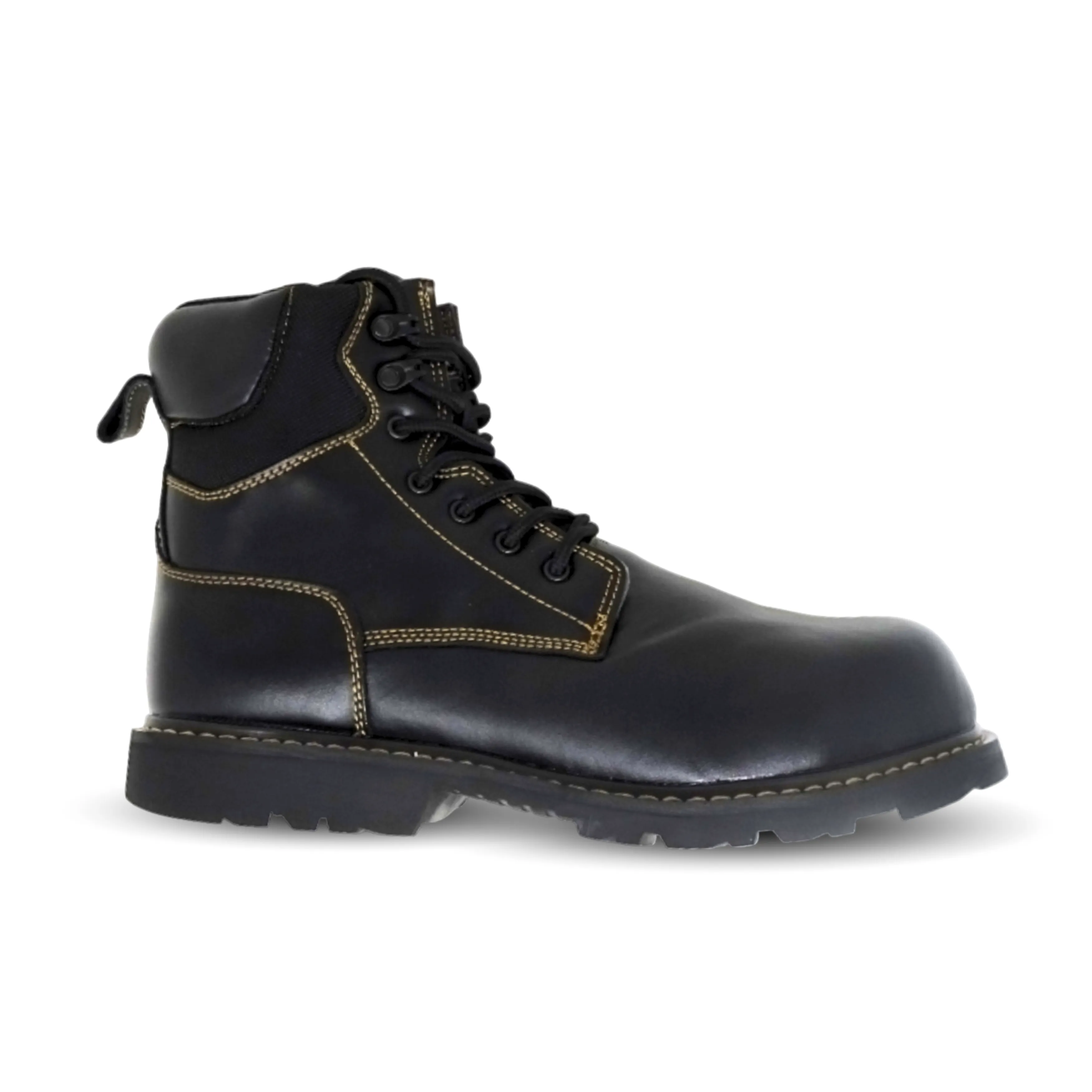 Fitec 6507 Black - Men Oil Resistant Work Boots