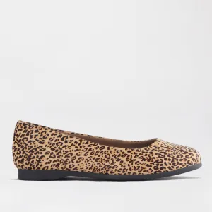 Flat Pump in Cheetah Tan - 12764