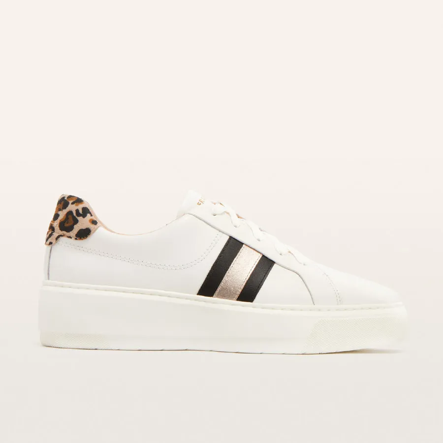 FRANKIE4 - Riley White Leopard Print