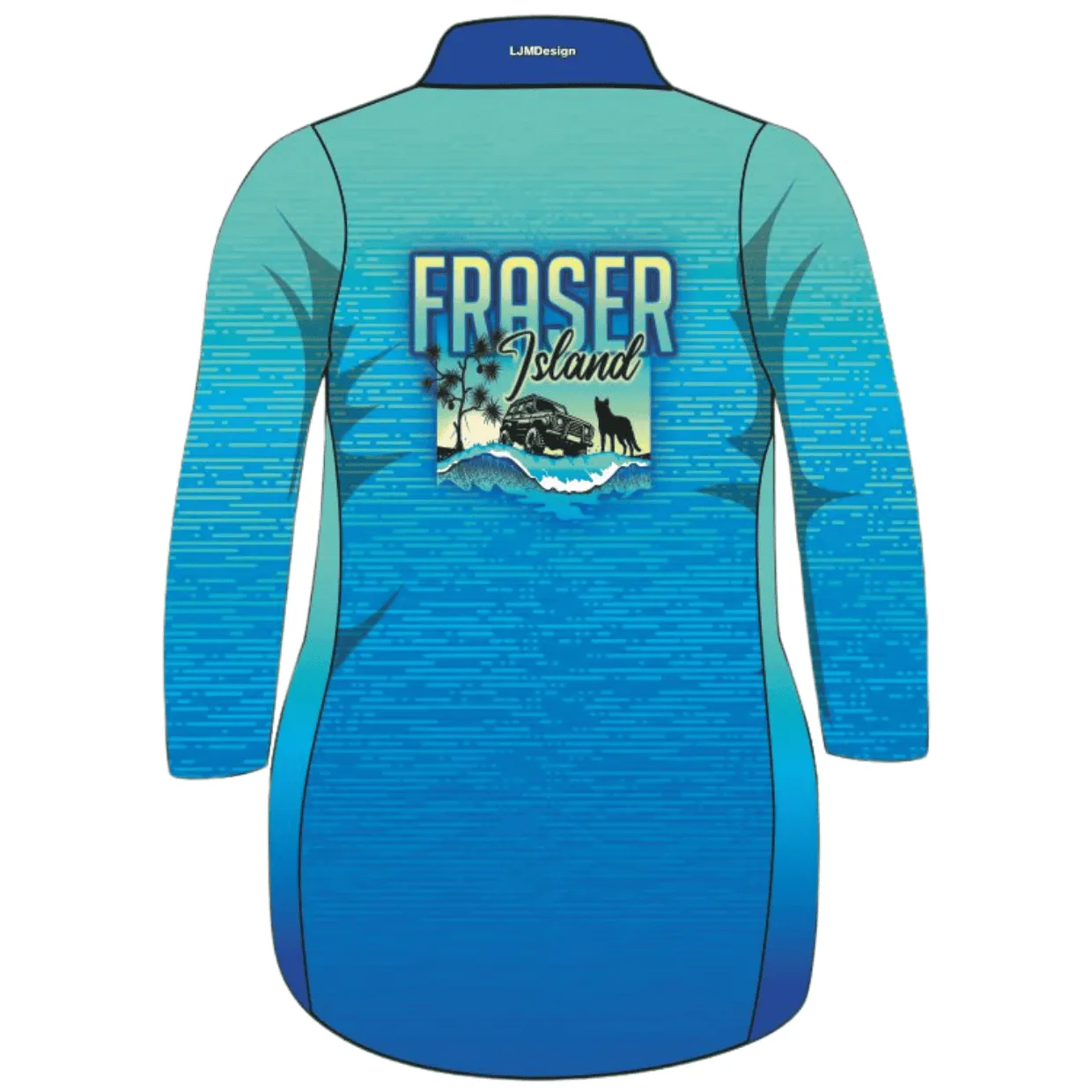 Fraser Island | Fraser Island (K'gari) Beach Wave Blue Fishing Dress ★Pre-Order★