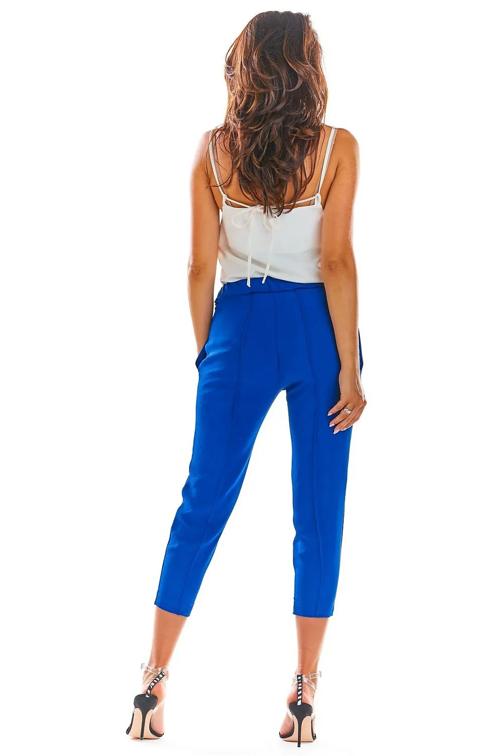 Frilled Waist Fitted Pants