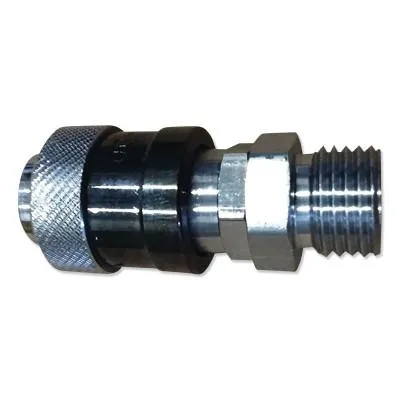 Gentec Quick Connectors® B Fitting Half, Oxygen, Male Plug, QC-HTX-MSP