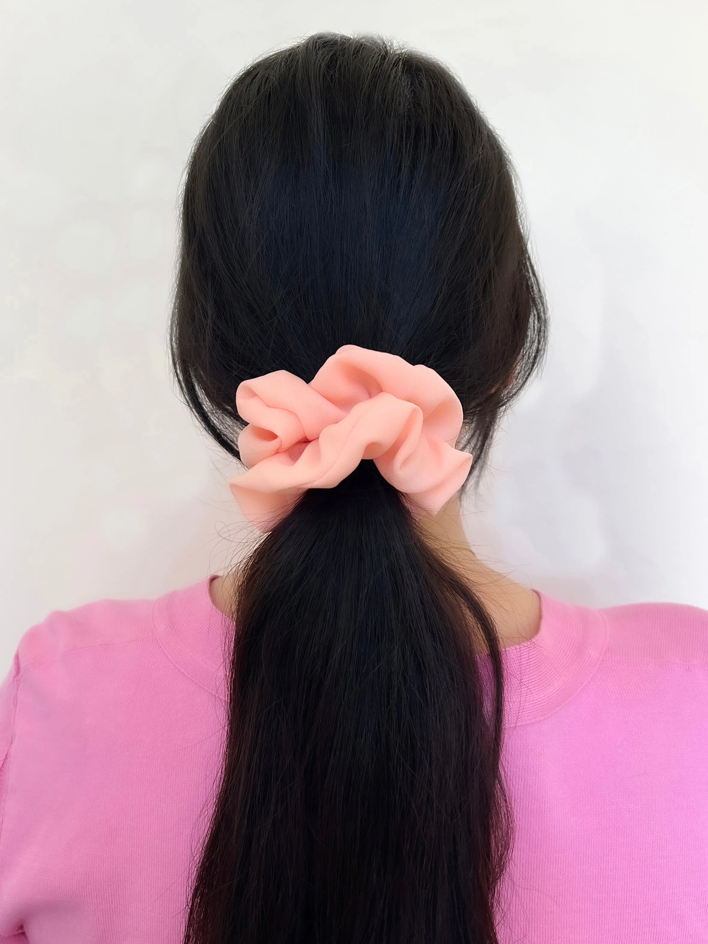 Georgette Black Scrunchie