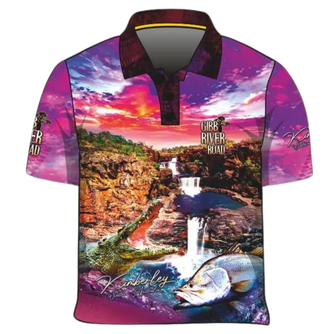 Gibb River Road | Western Australia Purple Fishing Shirt ★Pre-Order★