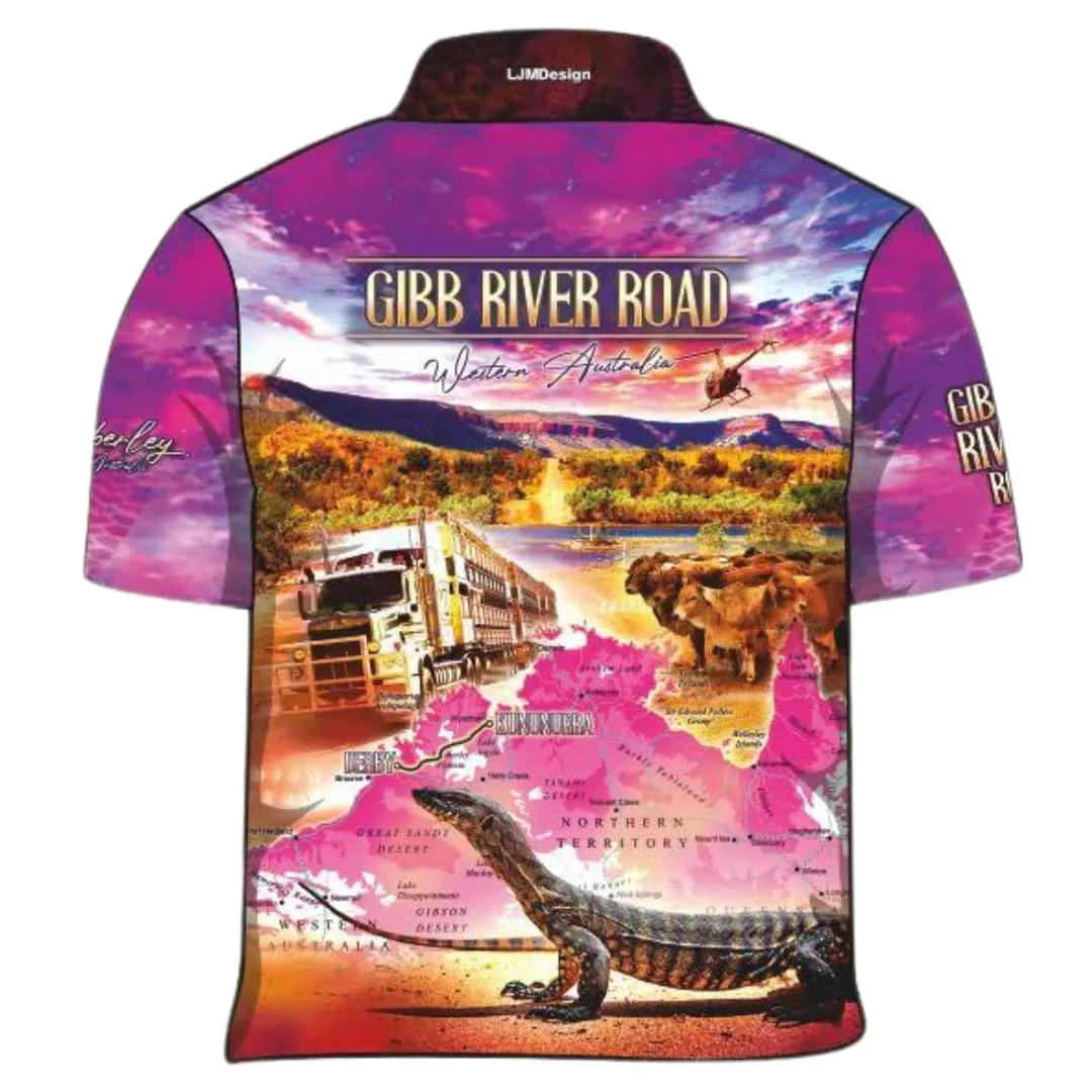 Gibb River Road | Western Australia Purple Fishing Shirt ★Pre-Order★