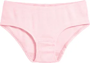 Girls Organic Briefs Seconds | Damage Pink