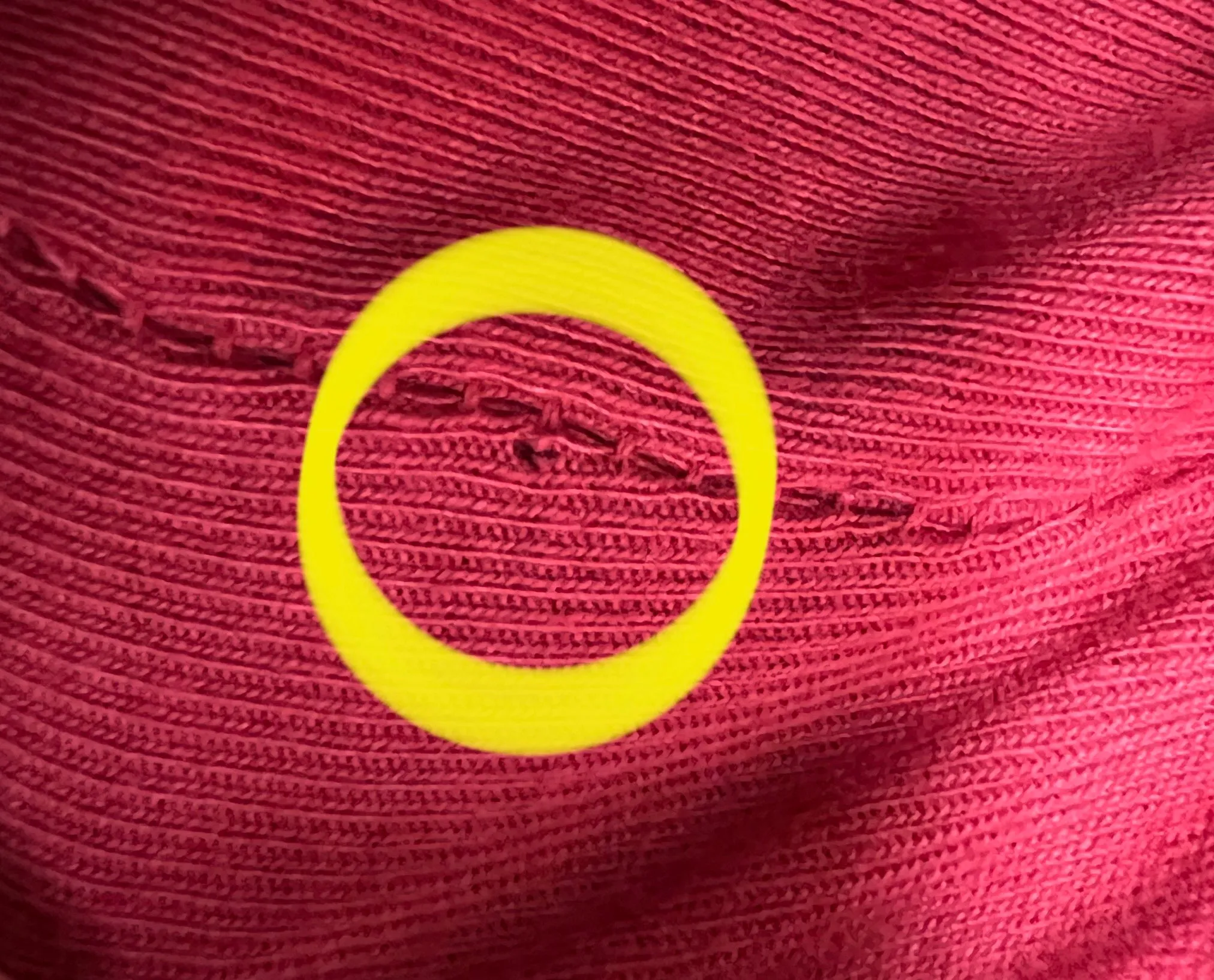Girls Organic Briefs Seconds | Damage Pink