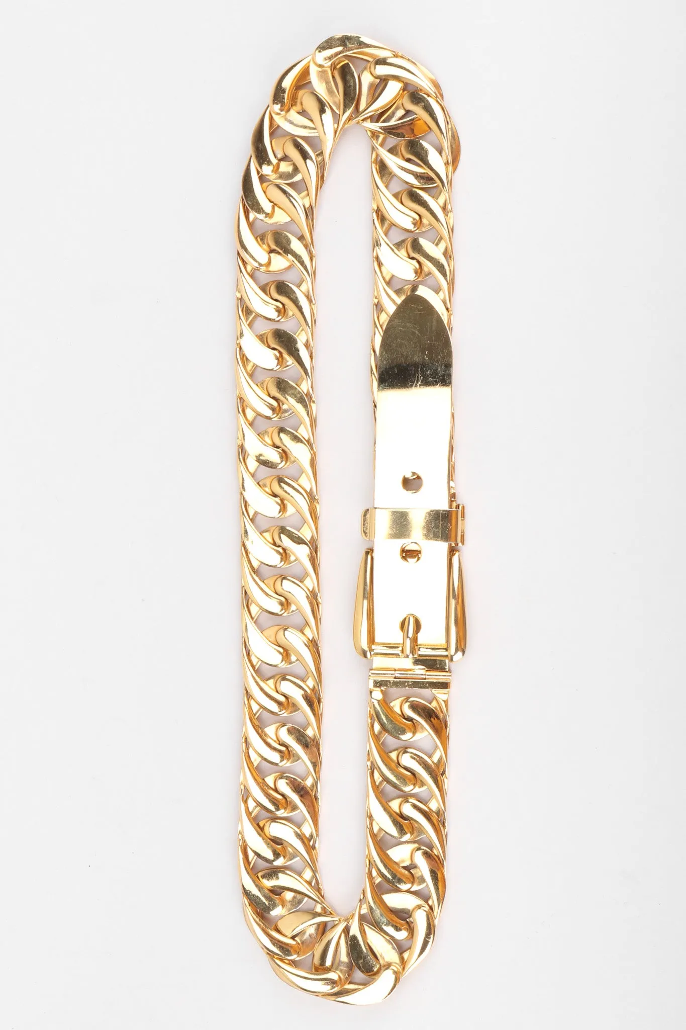 Gold Chain Buckle Belt