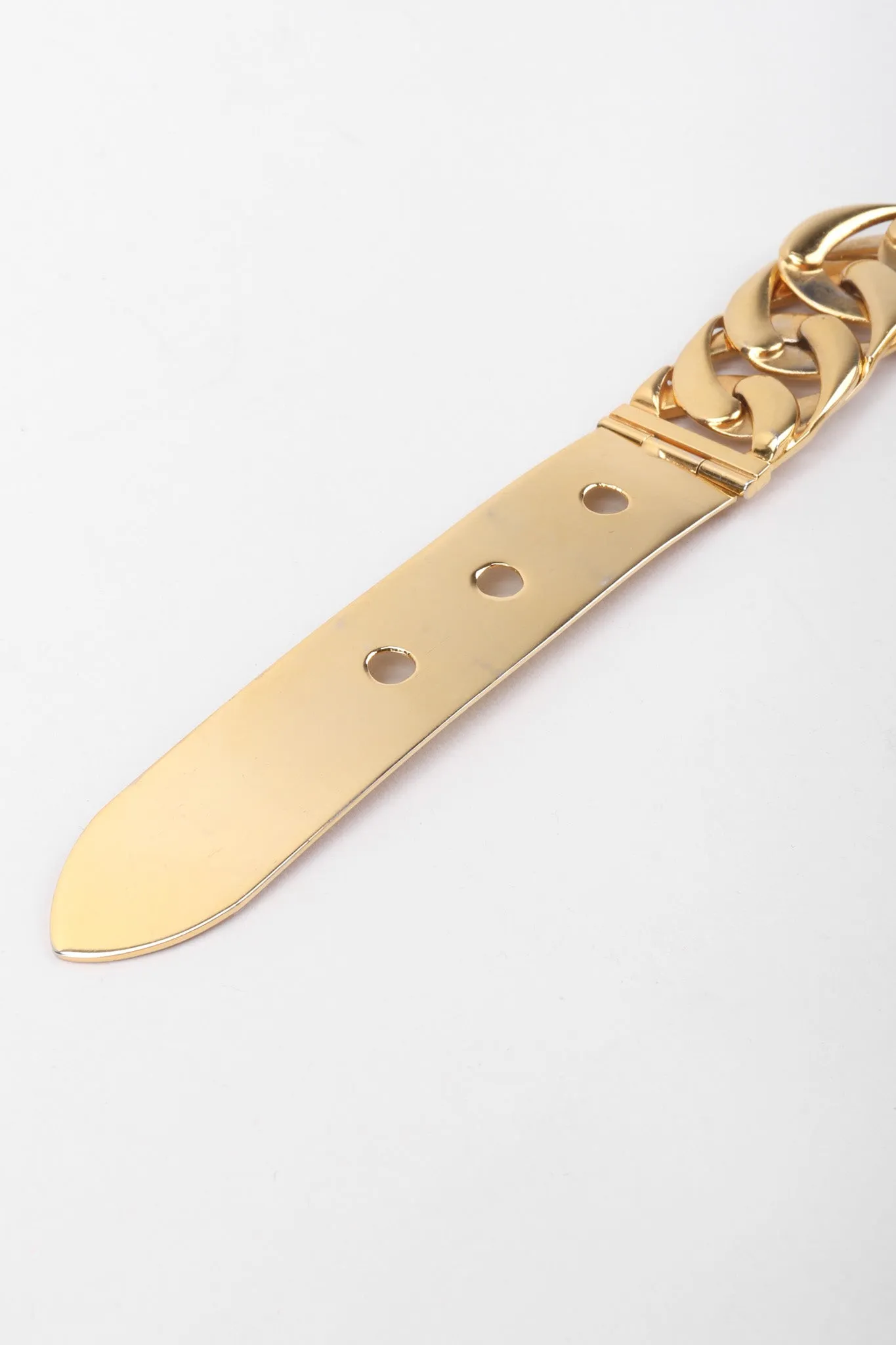 Gold Chain Buckle Belt