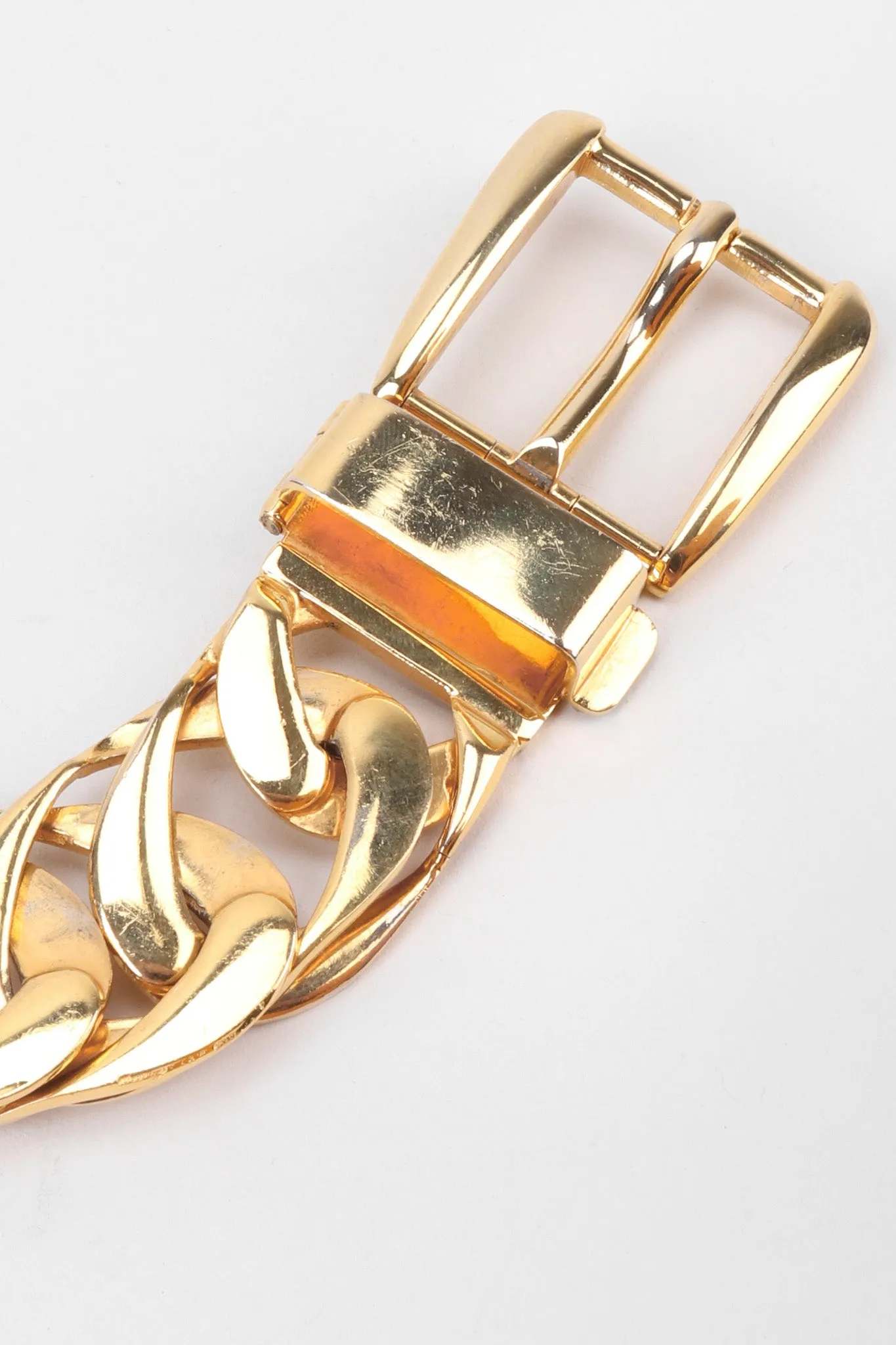 Gold Chain Buckle Belt