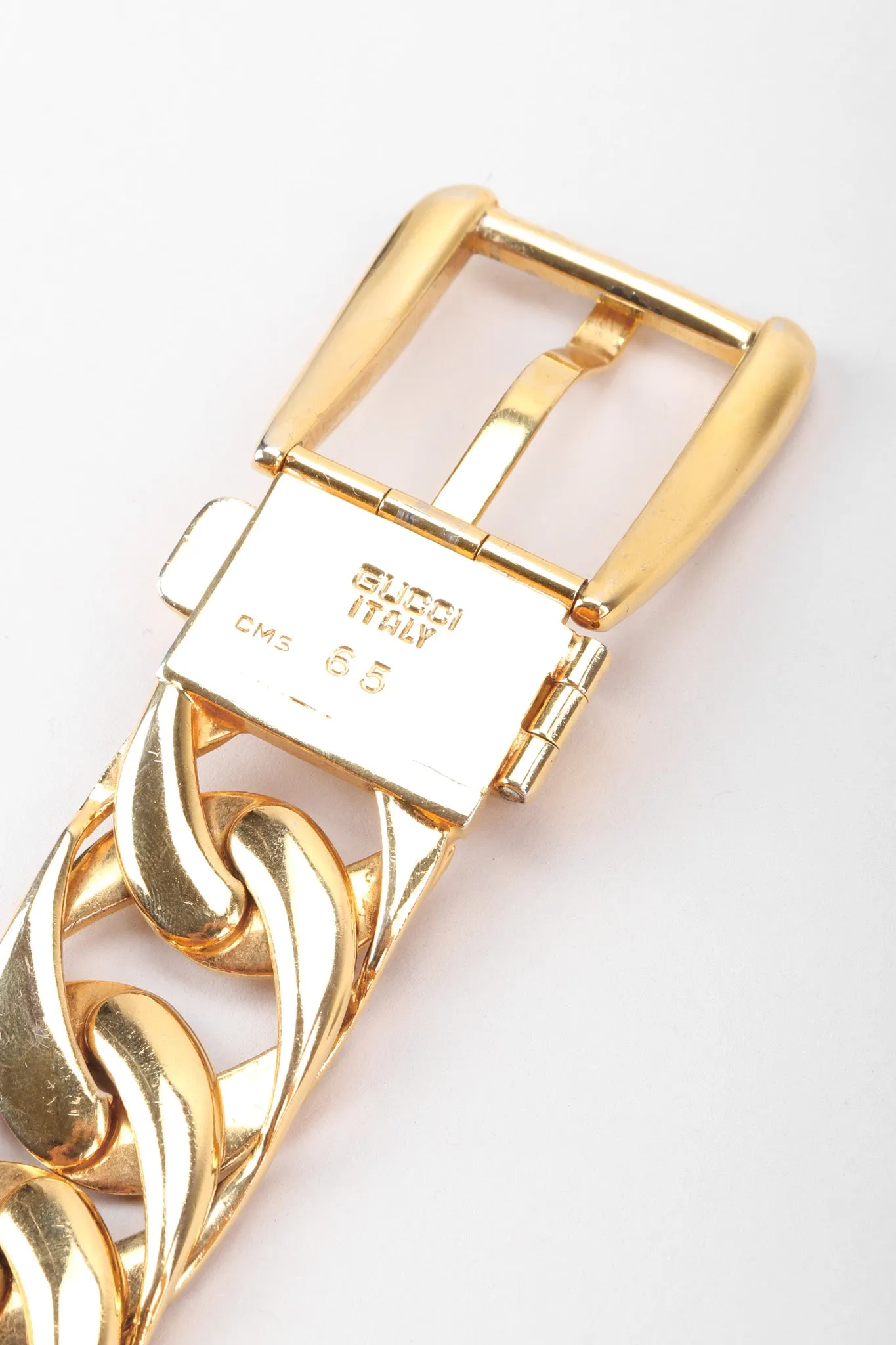 Gold Chain Buckle Belt