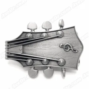 Guitar Belt Buckle Metal / Guitar Headstock Belt Buckle