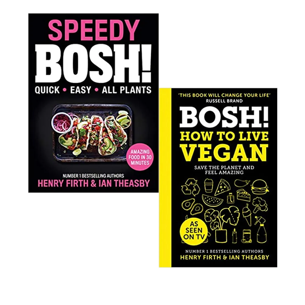 Henry Firth & Ian Theasby 2 Books Collection Set (Speedy BOSH!,BOSH!:Vegan)