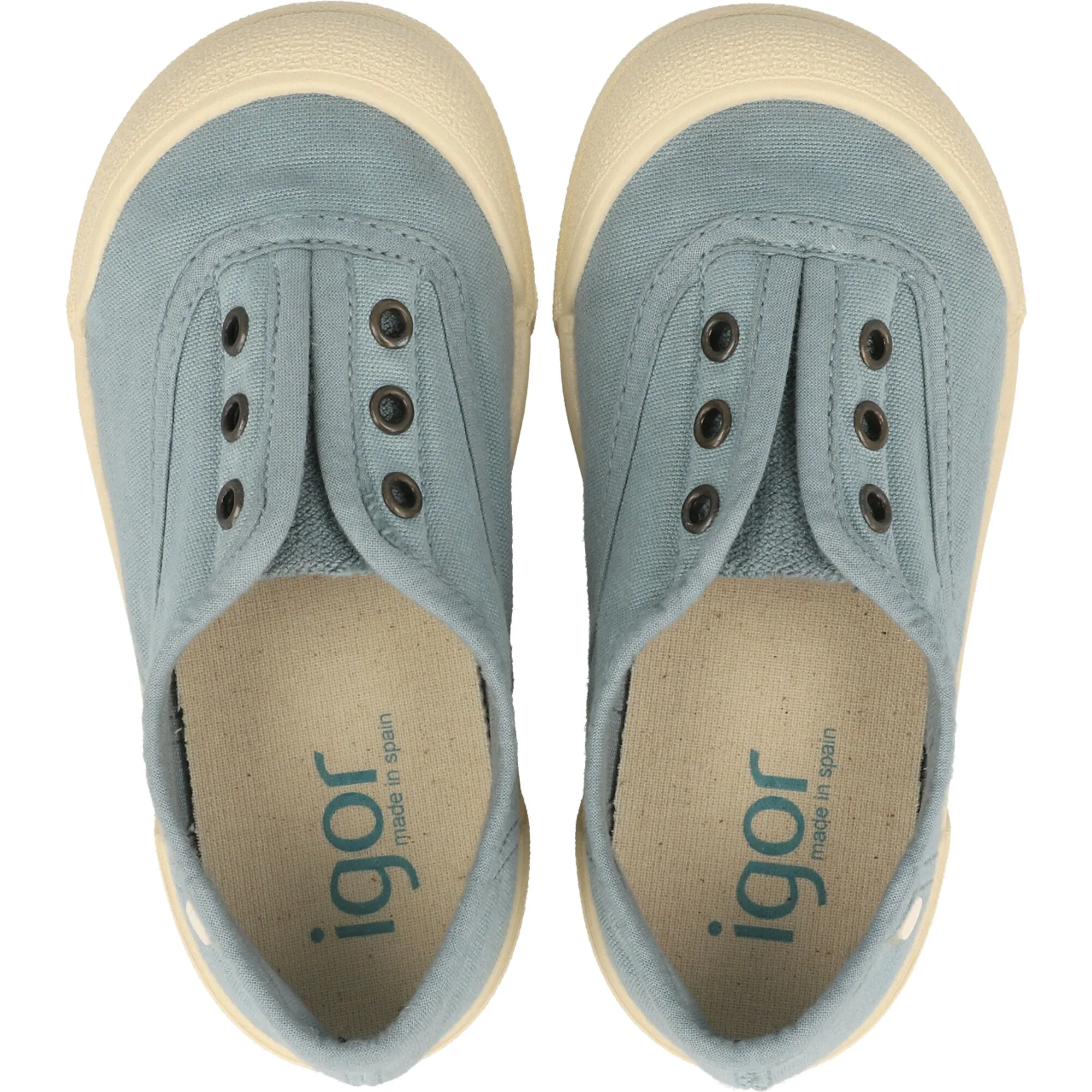 Igor Lona Blue Barefoot Canvas Shoes