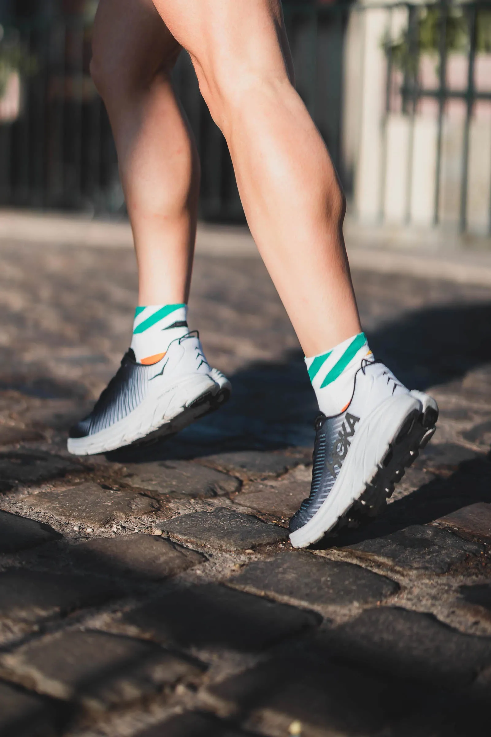 INCYLENCE RUNNING PLATFORMS SHORT WHITE GREEN