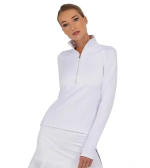Inphorm Women's Performance Half Zip White