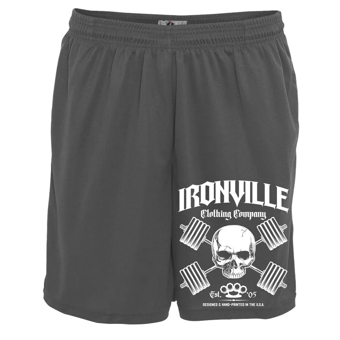 Ironville BARBELL OUTLAW Pocket Gym Shorts