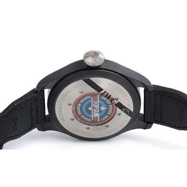 IWC PILOT'S TOP GUN BLACK MEN WATCH IW501901