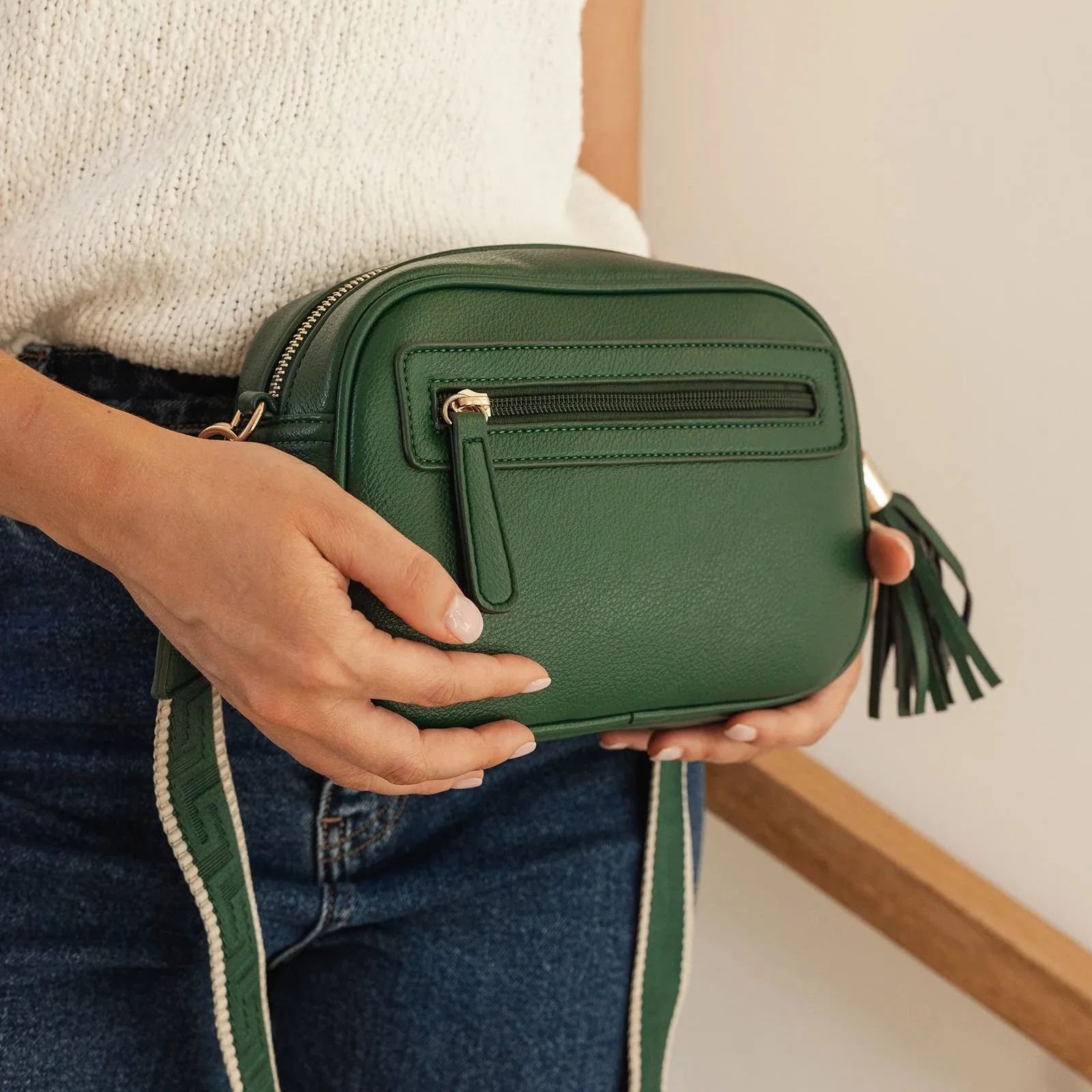 Jacinta Gia Crossbody Bag - Forest Green