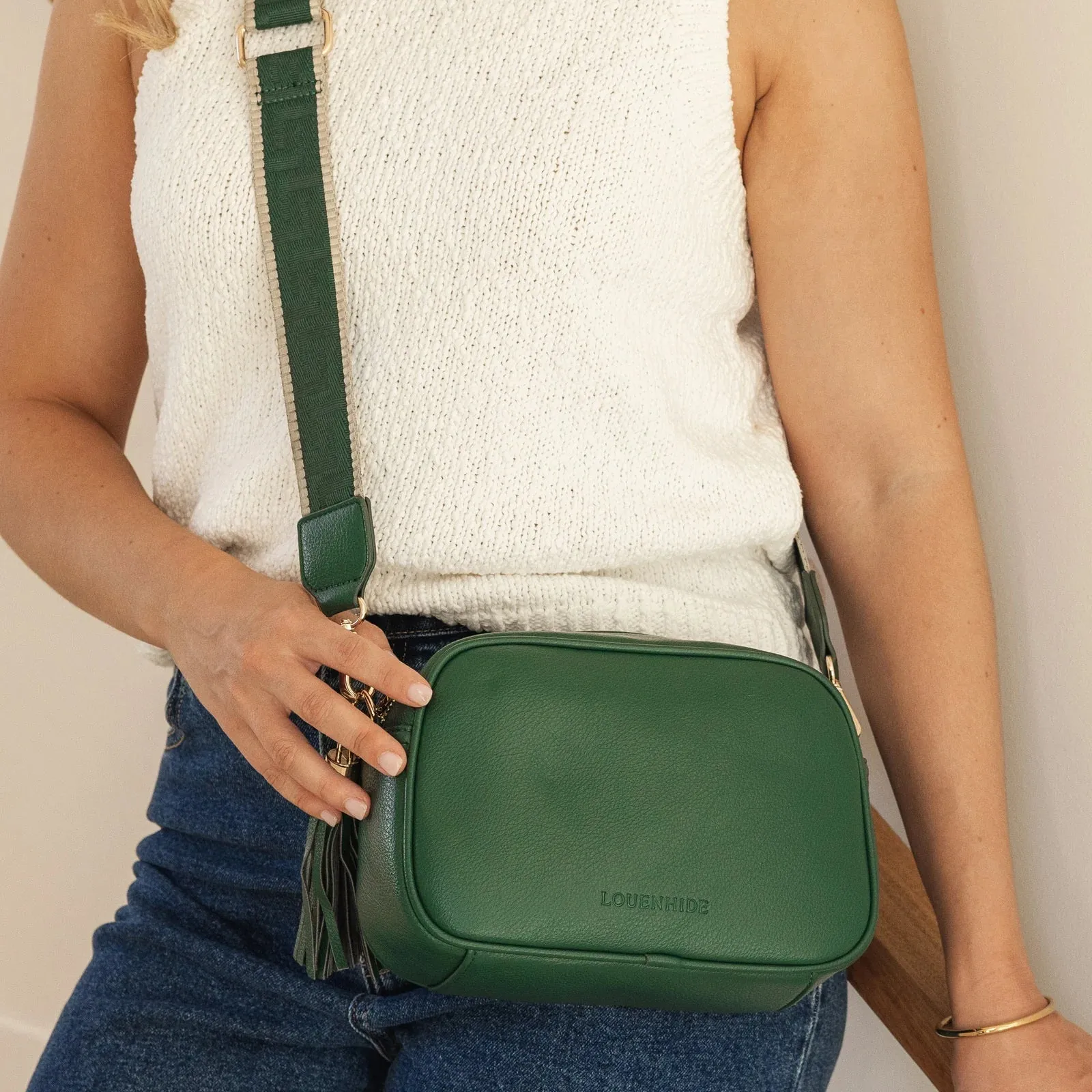 Jacinta Gia Crossbody Bag - Forest Green