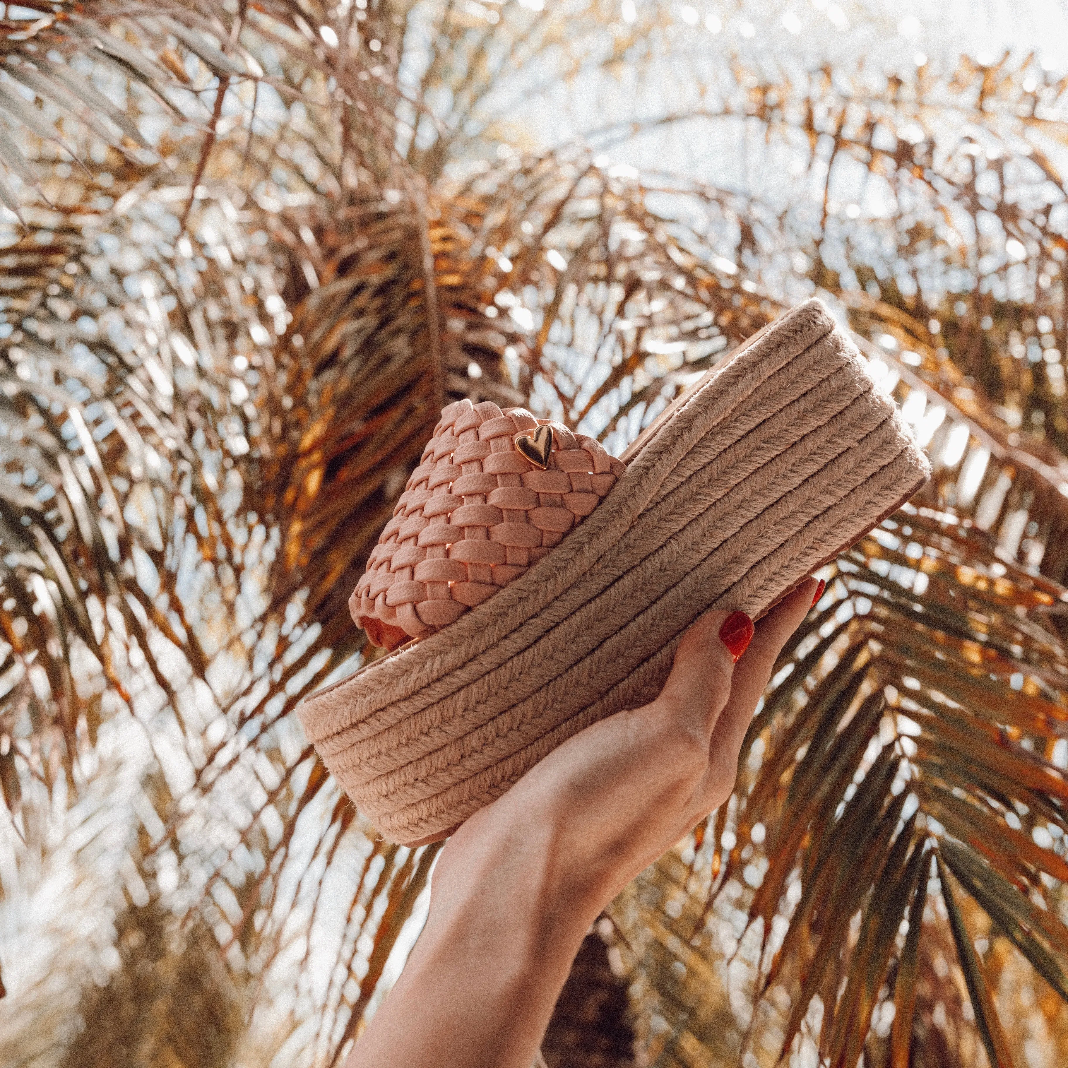 Jane Espadrilles Sandals - Pink [ NO RETURN NO EXCHANGE ]