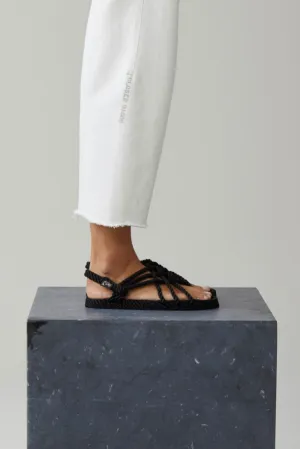 JC Sandal Black with Vibram Sole
