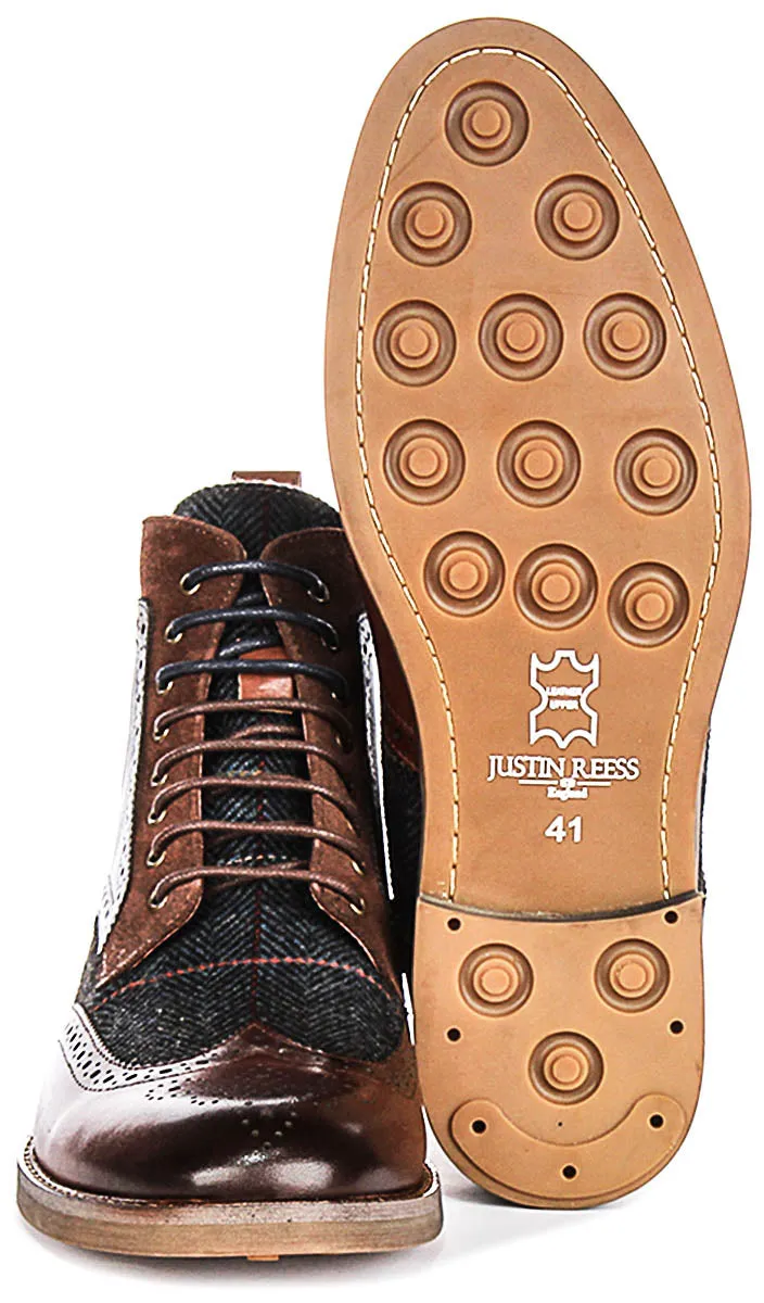 Justinreess England Teddy In Brown For Men
