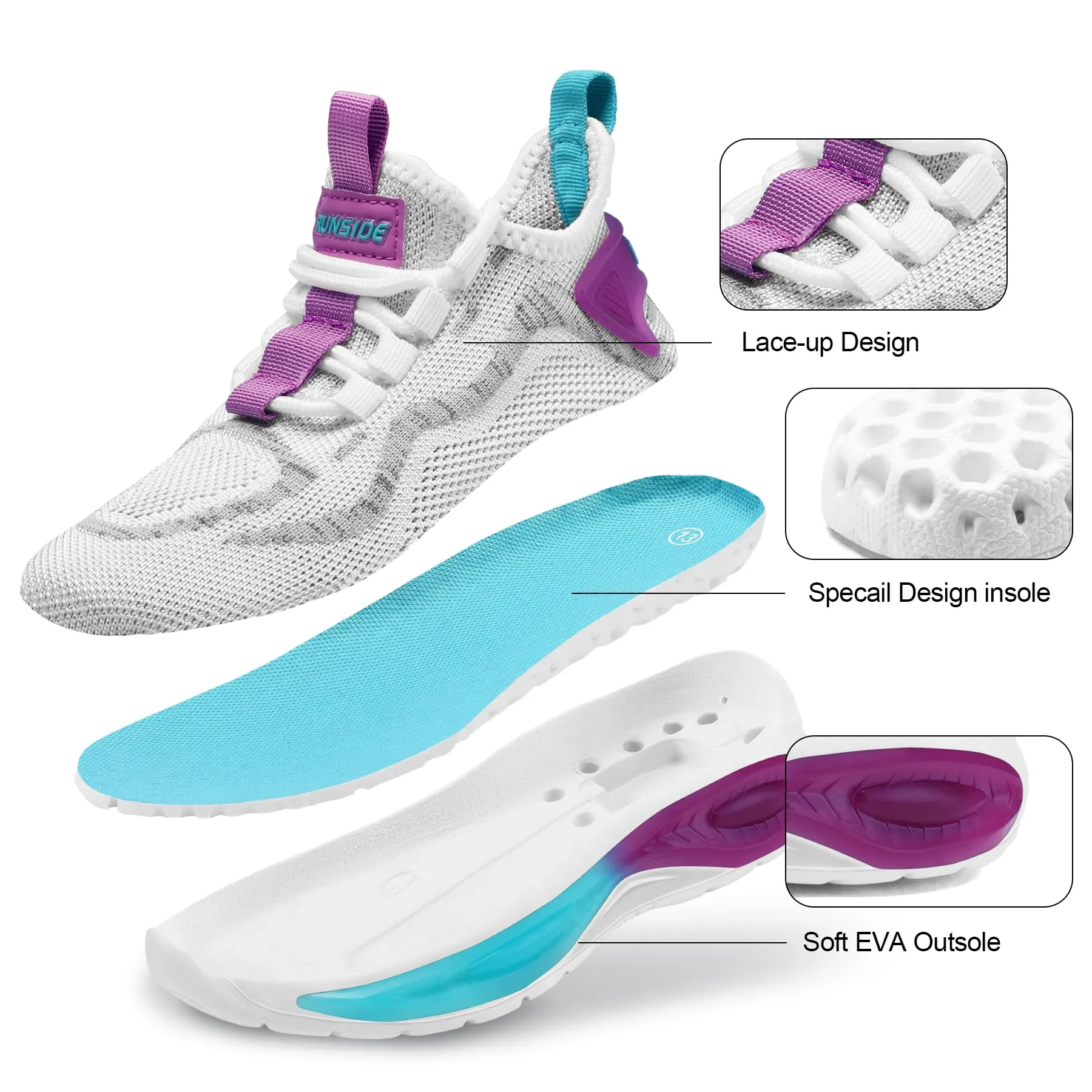 Kids Basketball Sneakers Color Matching