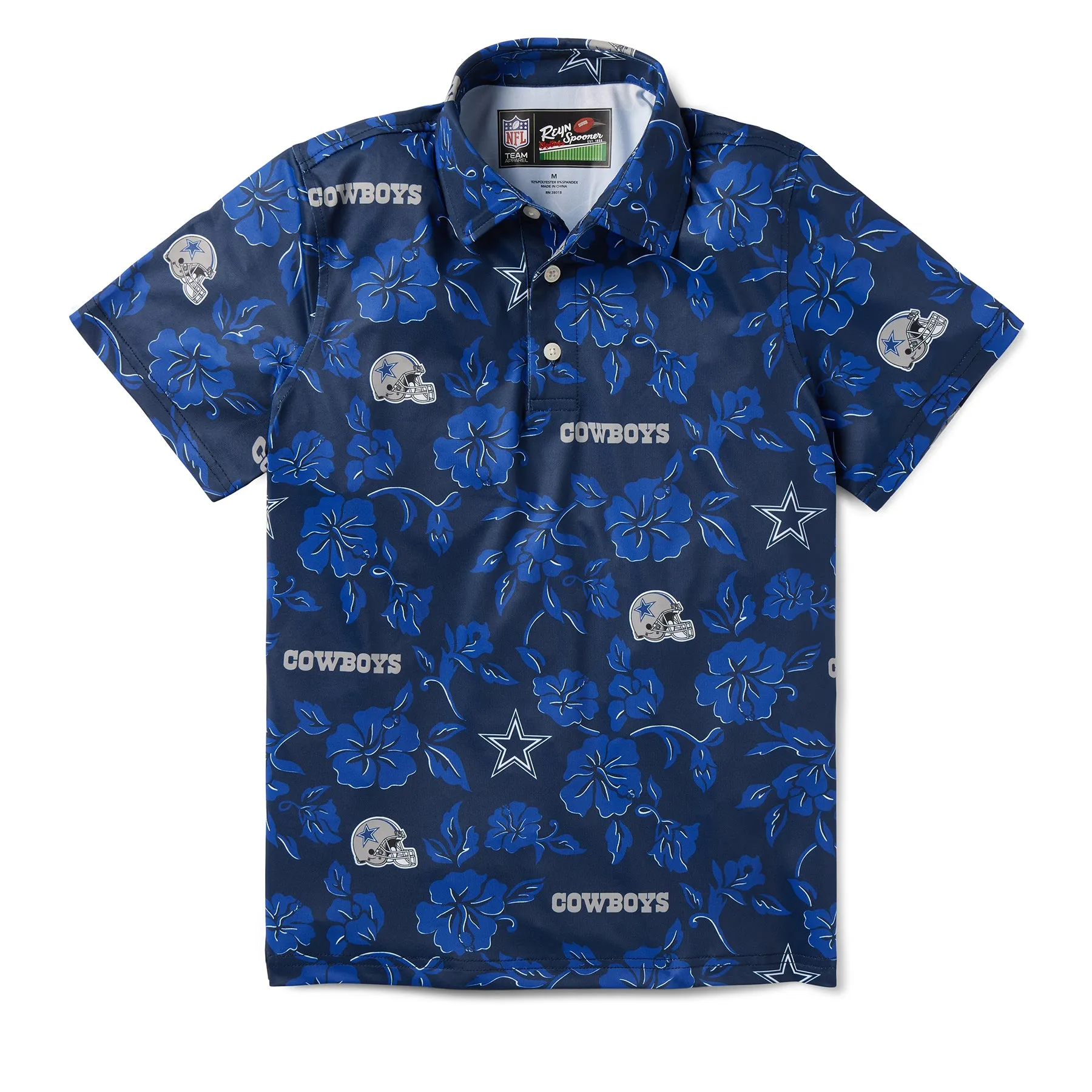 KIDS DALLAS COWBOYS PUA PERFORMANCE POLO