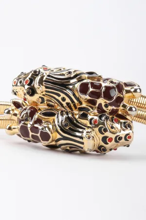 Kissing Animal Head Belt