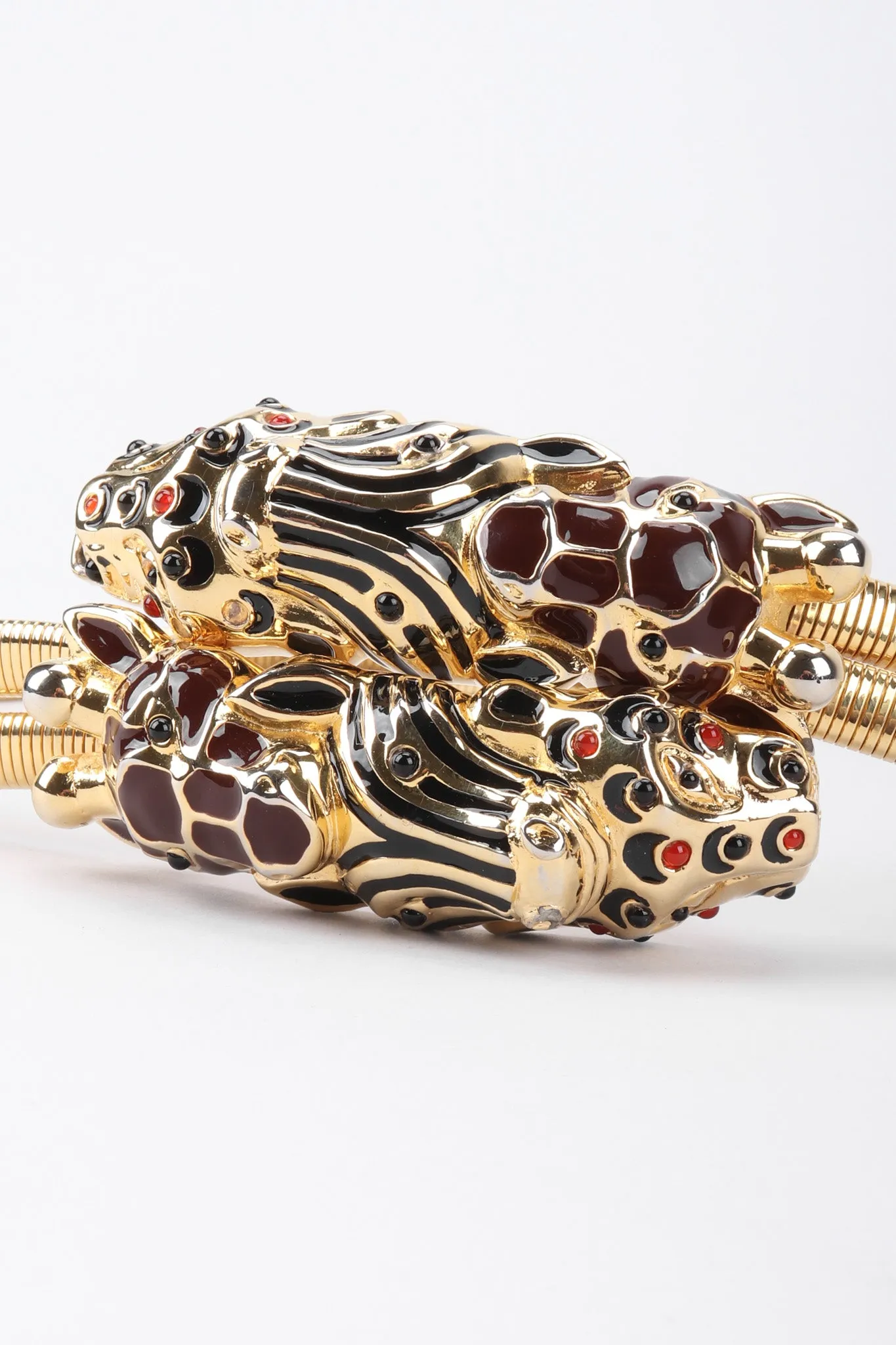 Kissing Animal Head Belt