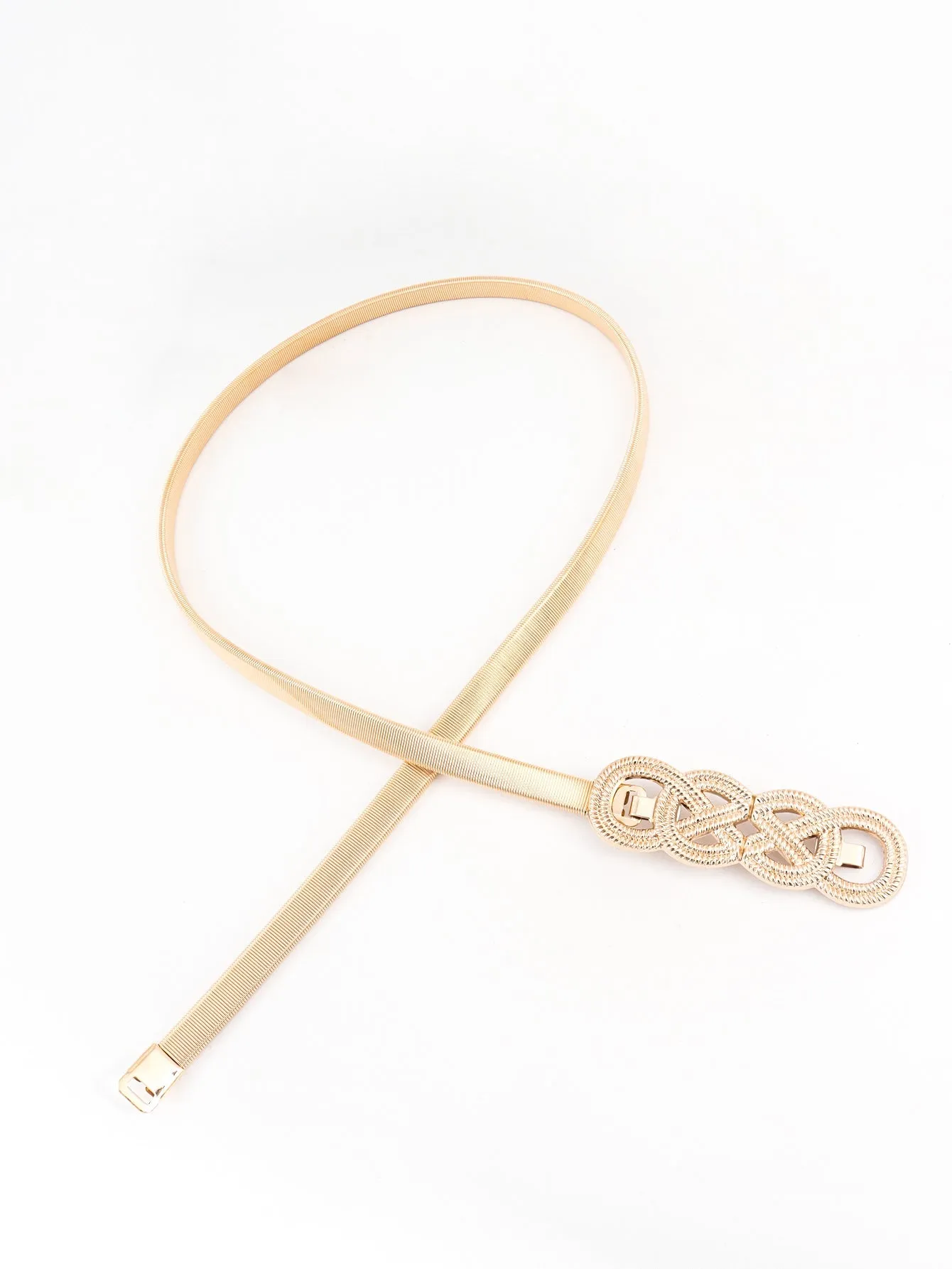 Knot Buckle Metal Belt