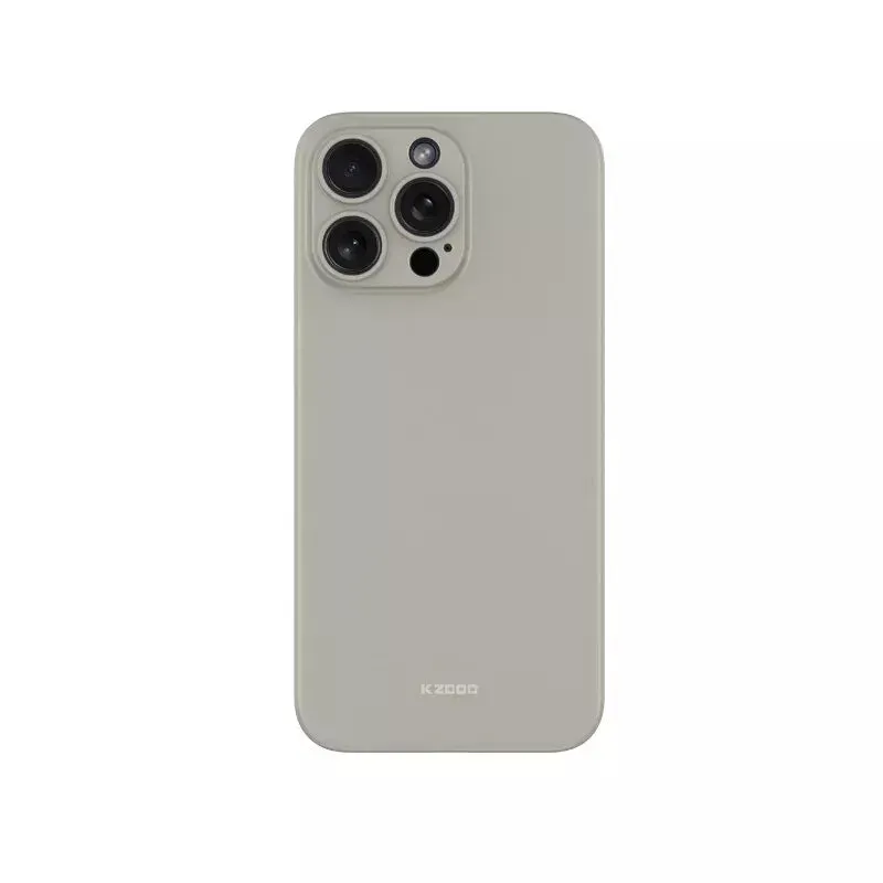 KZDOO iPhone 15 Pro / Max Case Air Skin Series Back Cover Sturdy Durable Thin Case Drop Protection Case Cover Clear