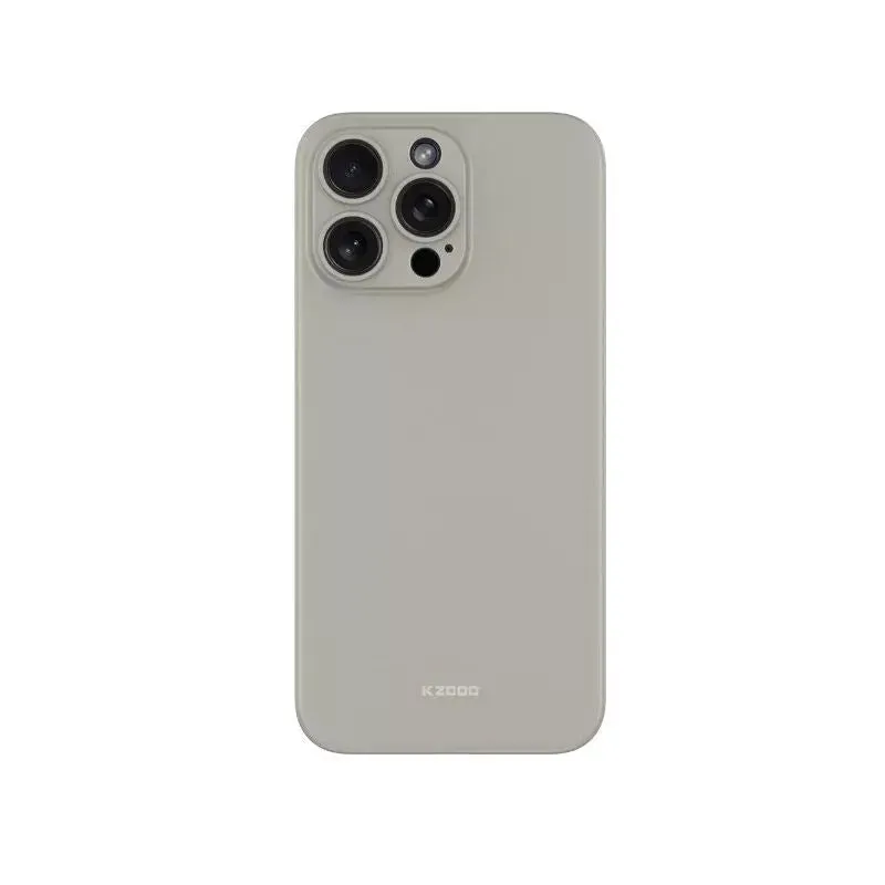 KZDOO iPhone 15 Pro / Max Case Air Skin Series Back Cover Sturdy Durable Thin Case Drop Protection Case Cover Clear