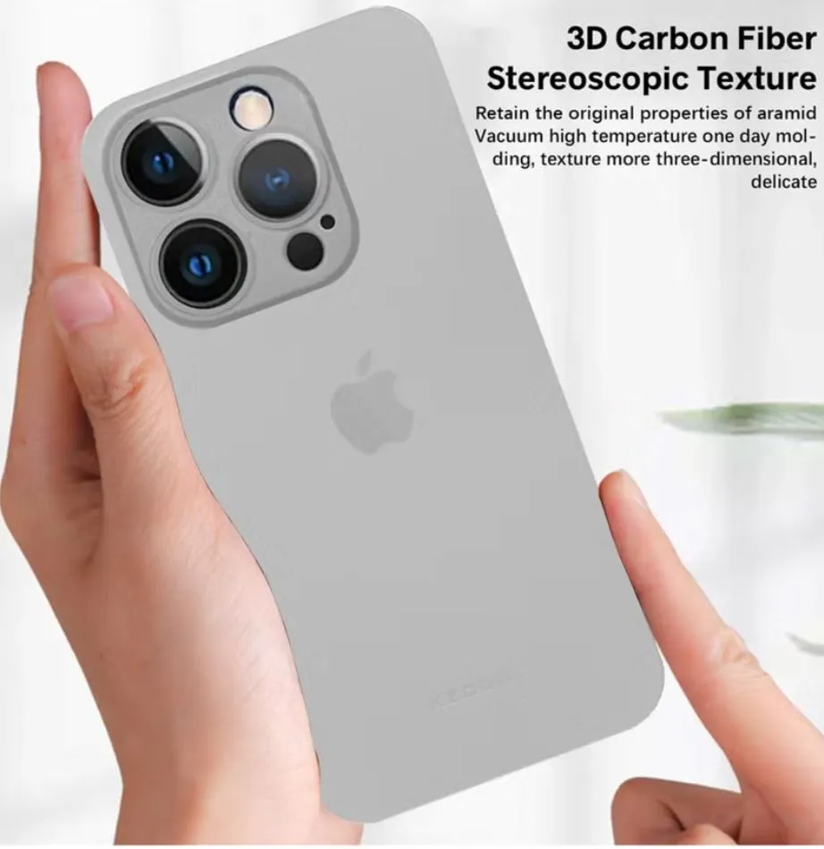 KZDOO iPhone 15 Pro / Max Case Air Skin Series Back Cover Sturdy Durable Thin Case Drop Protection Case Cover Clear