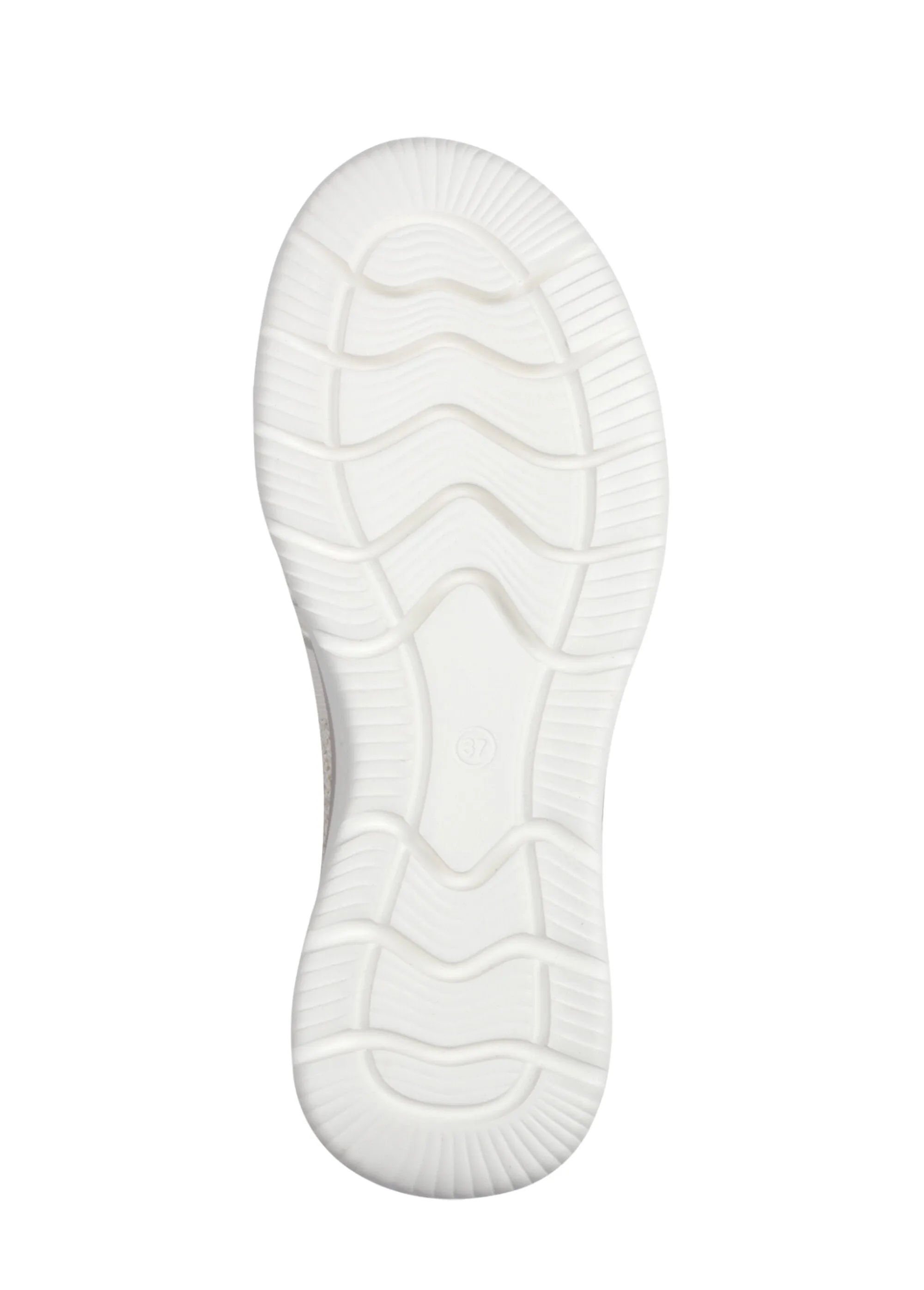 Laceless mesh wedge sneakers