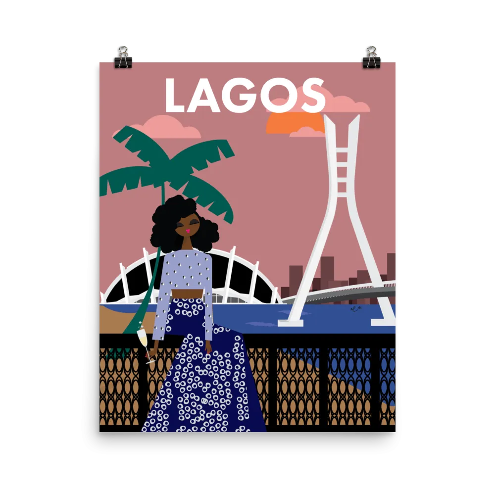 Lagos Art Print